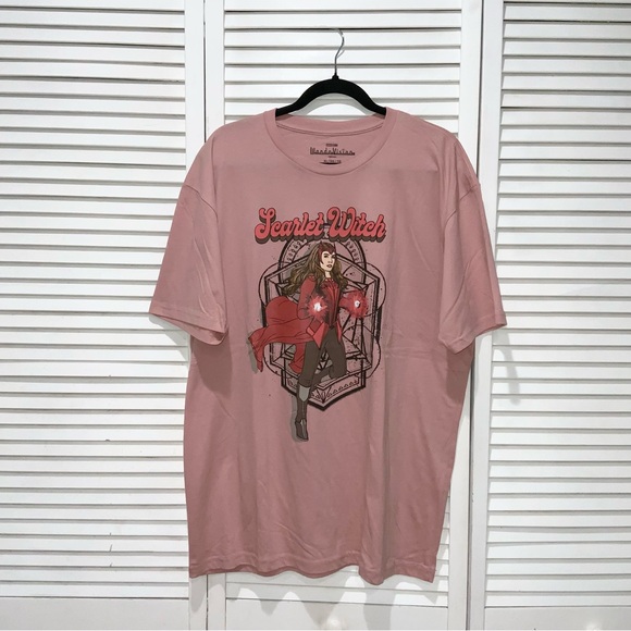 Marvel Tops - Marvel WandaVision Scarlet Witch Retro Women's T-Shirt